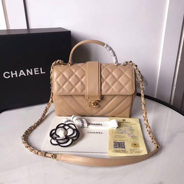 Makersluxe Top Handle Flap Bag CHL - 772