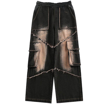 1984 Acid Washed Wide Leg Jeans