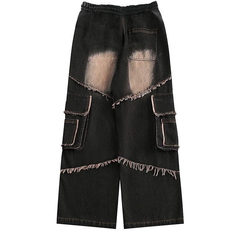 1984 Acid Washed Wide Leg Jeans