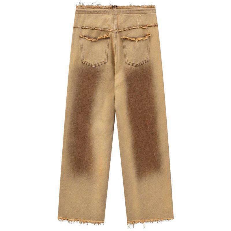 1984 American Style Wash Jeans Frayed Edges