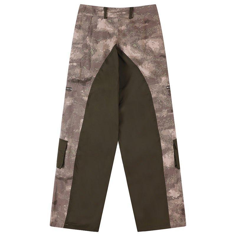 1984 Baggy Cargo Jeans Camouflage Patchwork