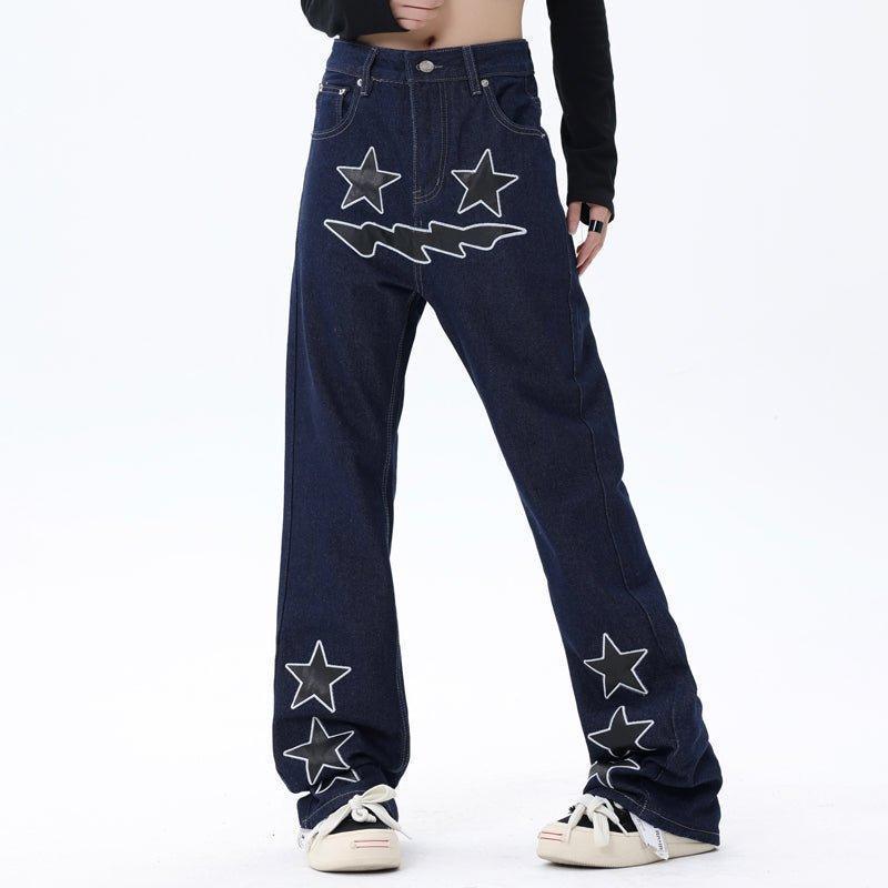 1984 Chic Jeans Embroidery Devil’s Star