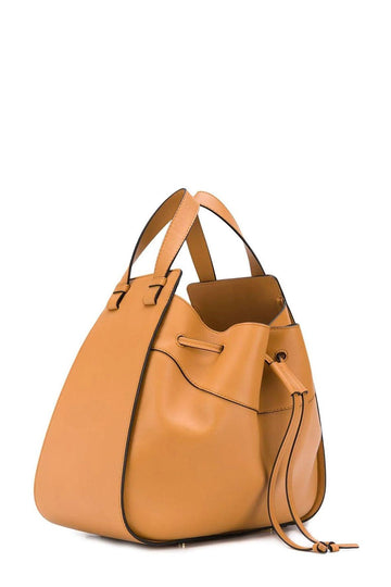 Medium Drawstring Hammock Bag Light Caramel