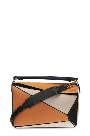 Medium Puzzle Bag Amber Light Oat