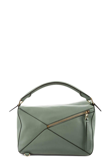 Medium Puzzle Bag Green