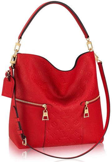 Louis Vuitton Monogram Empreinte Mélie Bag-Cherry