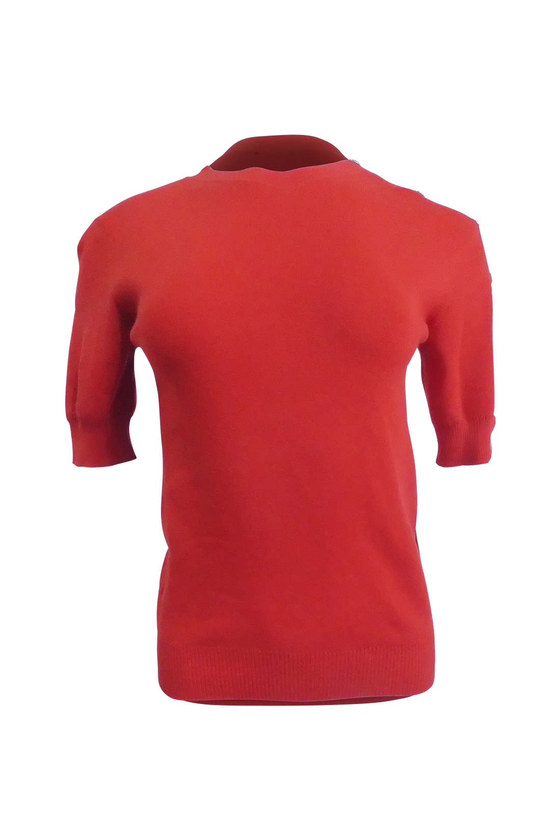 Button-Shoulder Top