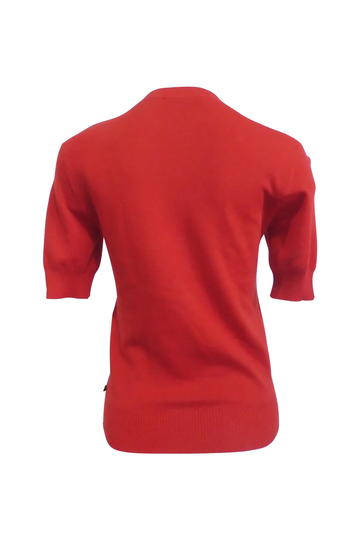 Button-Shoulder Top