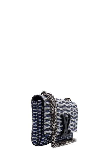 Chain Louise Smock Clutch Blue, Multi