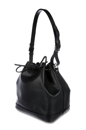 Epi Petit Noe Black with Silver Hardware