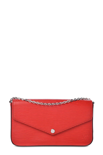 Epi Pochette Felicie Red