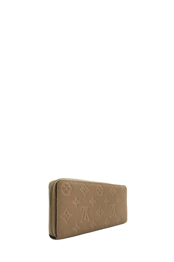 Monogram Empreinte Embossed Zippy Wallet Turtledove