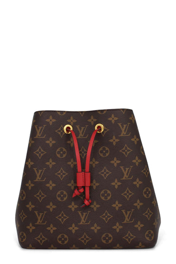 Monogram NeoNoe Bucket Bag Red