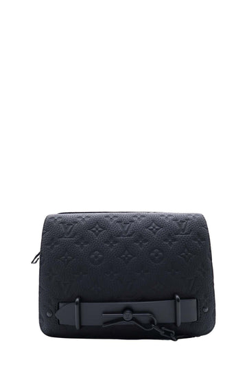 Monogram Steamer Messenger Bag Black