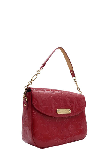 Monogram Vernis Rodeo Drive Flap Bag Pomme D'Amour