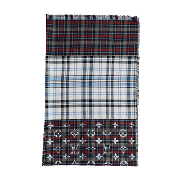 Louis Vuitton Monogram Plaid Scarf - '10s
