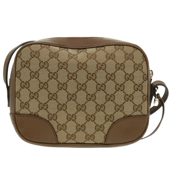 GUCCI GG Canvas Shoulder Bag Beige lt695