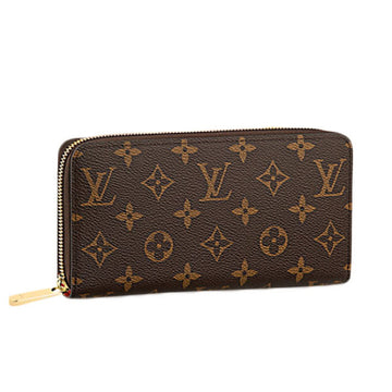 LOUIS VUITTON Long Wallet Purse M41896 Monogram canvas Brown Zip Around Monogram Zippy wallet Women(Unisex) Used