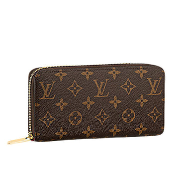 LOUIS VUITTON Long Wallet Purse M42616 Monogram canvas Brown Zip Around Monogram Zippy wallet unisex(Unisex) Used