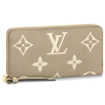LOUIS VUITTON Long Wallet Purse M69794 Monogram Empreinte , Leather Turtrail claims Zip Around Bicolor monogram Zippy wallet Women Used