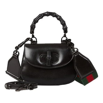 MLB Gucci Bamboo 1947 Mini Top Handle Bag 'Black' 686864-10ODP-1060
