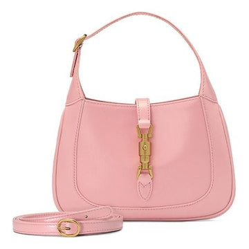 MLB Gucci Jackie 1961 SeriesBag Single-Shoulder Bag MIni-Size Pink 637091-10O0G-5815