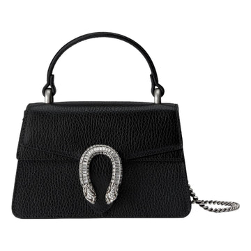 MLB Gucci Dionysus Mini Top Handle Bag 'Black' 752029-CAOGN-1155