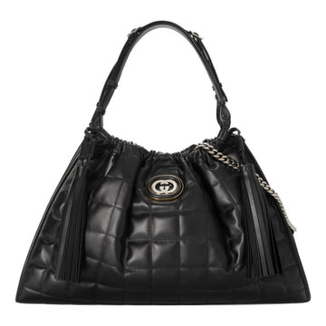 MLB Gucci Deco Medium Tote Bag 'Black' 746210-DAAAN-1000