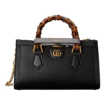MLB Gucci Diana Small Shoulder Bag 'Black' 735153-DJ24T-1092