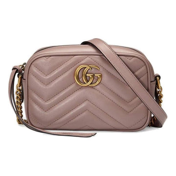 MLB Gucci GG Marmont Matelasse Mini Bag 'Rose Antic' 448065-DTD1T-5729