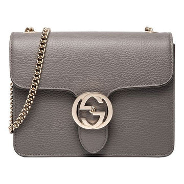 MLB Gucci Leather Bag Single-Shoulder Bag Grey 510304-CAO0G-1226