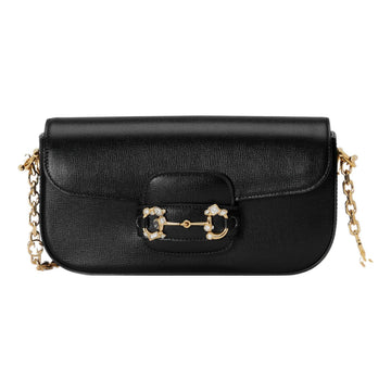 MLB Gucci Horsebit 1955 Small Shoulder Bag 'Black' 735178-AACPL-1081