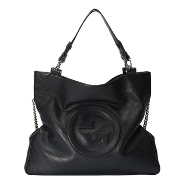 MLB Gucci Blondie Medium Tote Bag 'Black' 751516-1AAOW-1000