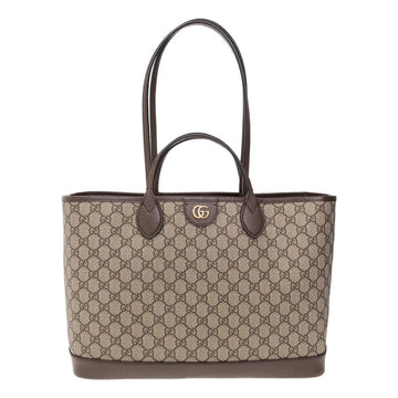 MLB Gucci Ophidia Medium Tote Bag 'Beige Ebony' 739730-K9GSG-8358