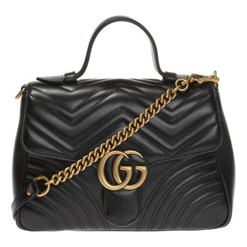 MLB Gucci GG Marmont Series Bag Small-Size Black 498110-DTDIT-1000