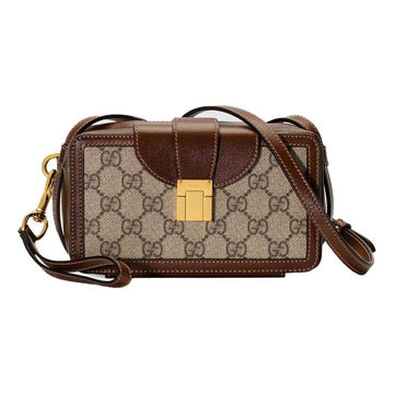 MLB Gucci Mini-Sized Single-Shoulder Bag White/Brown 614368-92TCG-8563