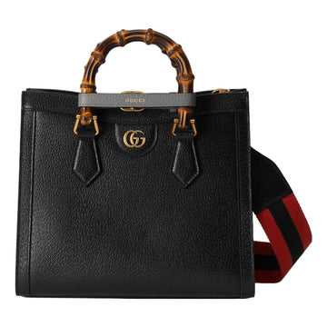 MLB Gucci Diana Small Tote Bag 'Black' 702721-U3ZDT-1260
