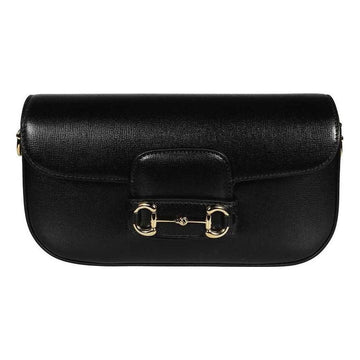 MLB Gucci Horsebit 1955 Small Shoulder Bag 'Black' 735178-1DB0G-1000