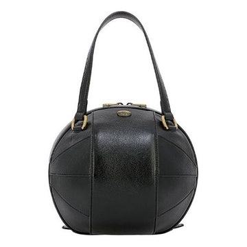 MLB Gucci Unisex Leather Enamel Logo Handbag Black 536110-0PL0T-1000