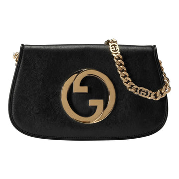 MLB Gucci Blondie Shoulder Bag 'Black' 699268-UXX0G-1000