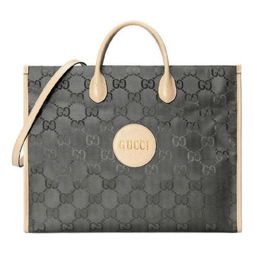MLB Gucci Logo PatternPrint Off The GridSeries Tote HandholdBag DarkGray 630353-H9HAN-1263