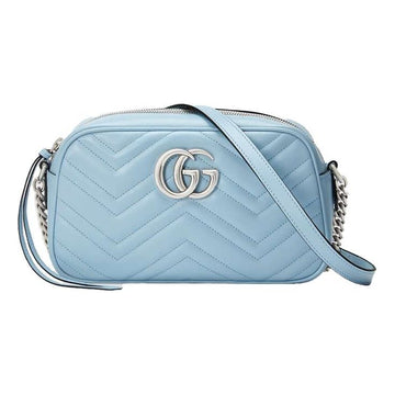 MLB Gucci GG Marmont Series Bag Small-Size Blue 447632-DTD1Y-4928
