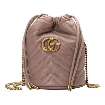 MLB Gucci GG Marmont Mini Shoulder Bag Gray 575163-DTDRT-5729