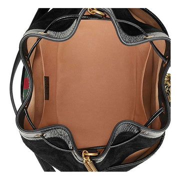 MLB Gucci RAJAH MEDIUM BUCKET BAG Black 553961-0Y4FX-8389