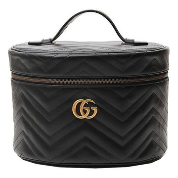MLB Gucci SS21 GG MarmontHandholdBagMakeup Bag Black 609340-DTDCT-1000