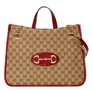 MLB Gucci Middle-Sized Single-Shoulder Bag Red 621144-GY5OG-8561