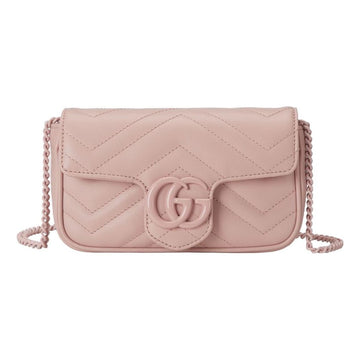 MLB Gucci GG Marmont Super Mini Bag 'Light Pink Leather' 476433-AACX4-5909