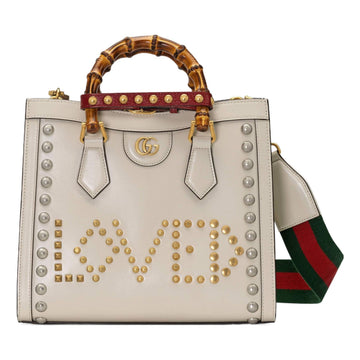 MLB Gucci Lovelight Diana Small Tote Bag 'White' 702721-AAA30-9046
