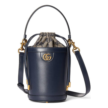 MLB Gucci Ophidia Mini Bucket Bag 'Dark Blue Leather' 760201-AADPS-4043