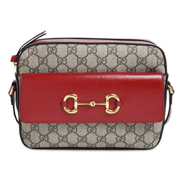 MLB Gucci Classic Buckle1955 Camera Bag Metallic Chains Vintage Gold Button Shoulder Bag Small Red 645454-92TCG-8561